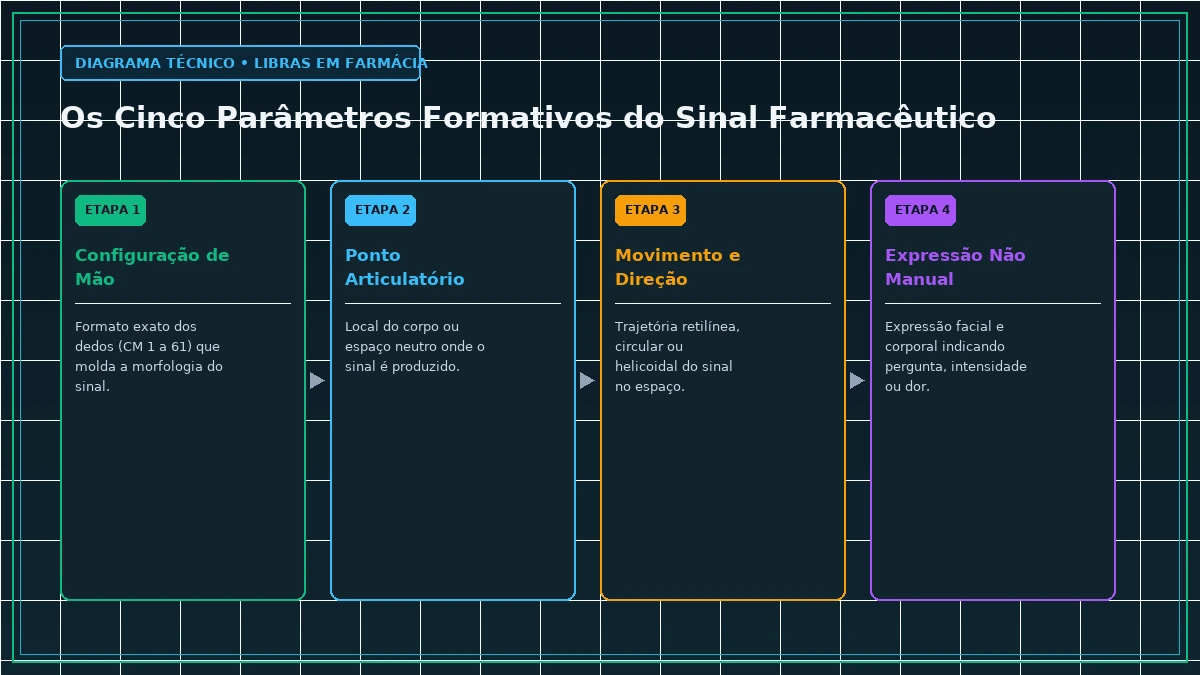 Diagrama e Parâmetros Técnicos de Libras em Farmácia - Parâmetros da Libras e Datilologia Farmacêutica