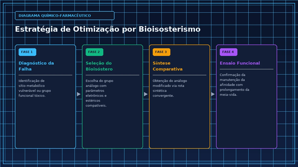 Diagrama Técnico e Rota de Process Chemistry - Bioisosterismo Clássico e Não Clássico