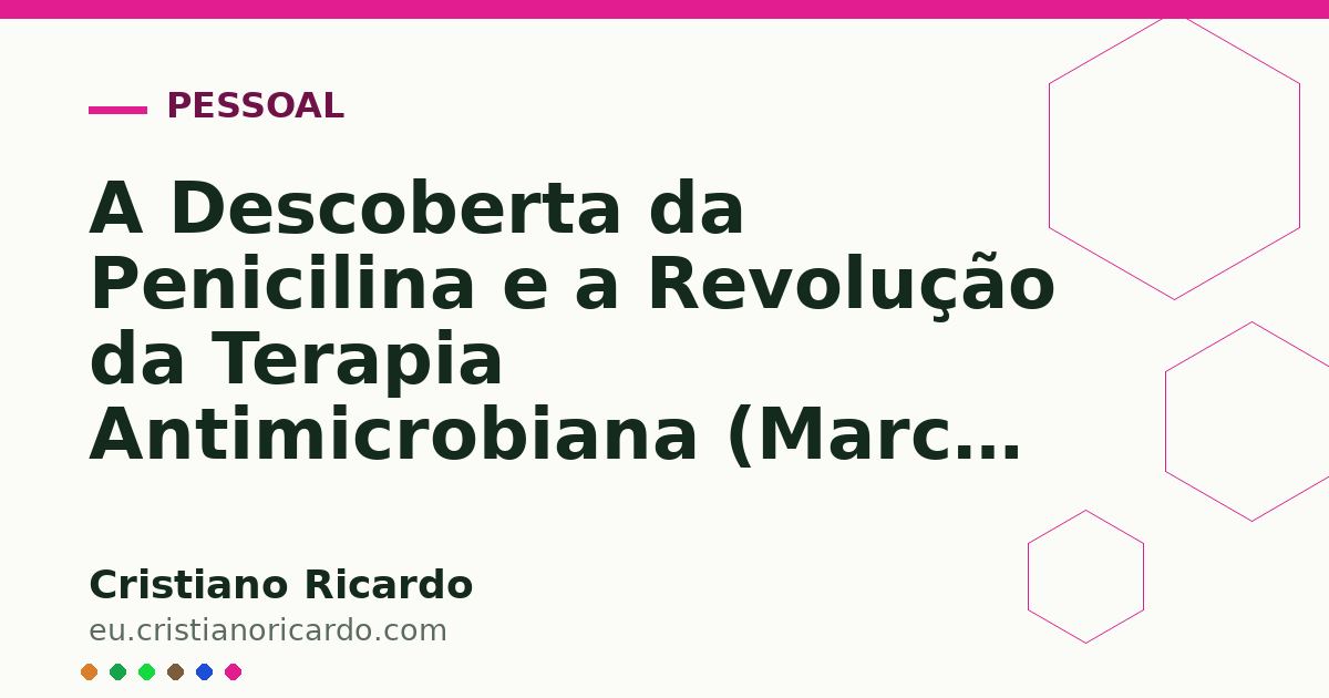 Card OG automático: A Descoberta da Penicilina e a Revolução da Terapia Antimicrobiana (Marco da Ciência — Ensaio Histórico 2020)