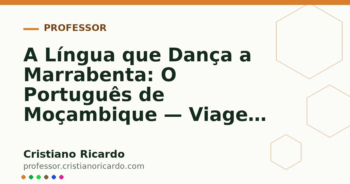 Card OG automático: A Língua que Dança a Marrabenta: O Português de Moçambique — Viagem Lusófona (2015)