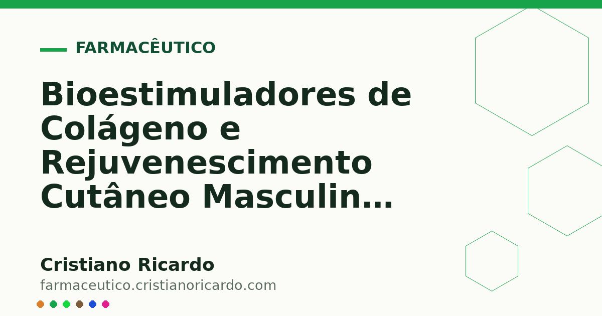 Card OG automático: Bioestimuladores de Colágeno e Rejuvenescimento Cutâneo Masculino (Tratado de Estética Masculina 2019)