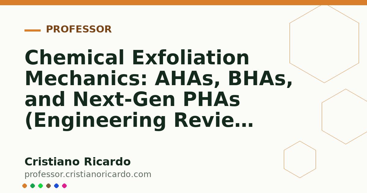 Card OG automático: Chemical Exfoliation Mechanics: AHAs, BHAs, and Next-Gen PHAs (Engineering Review 2014)
