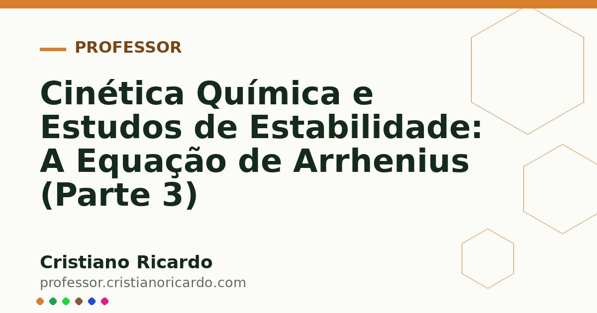 Card OG automático: Cinética Química e Estudos de Estabilidade: A Equação de Arrhenius (Parte 3)