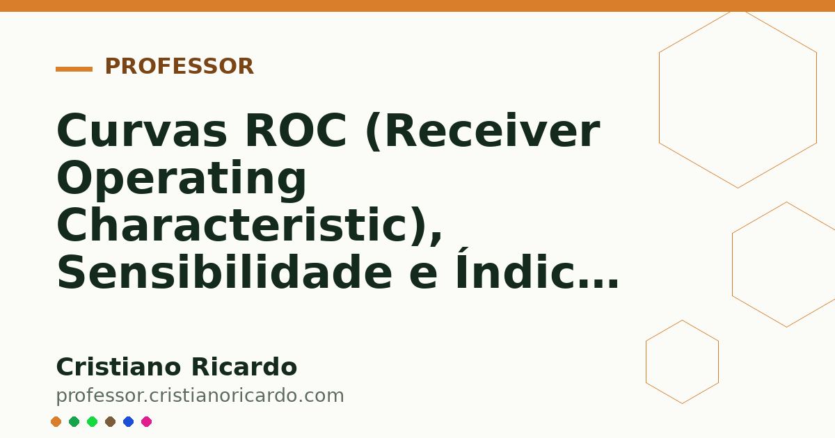 Card OG automático: Curvas ROC (Receiver Operating Characteristic), Sensibilidade e Índice de Youden (Tratado de Bioestatística Clínica 2015)