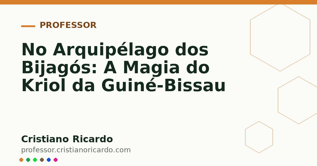 Card OG automático: No Arquipélago dos Bijagós: A Magia do Kriol da Guiné-Bissau