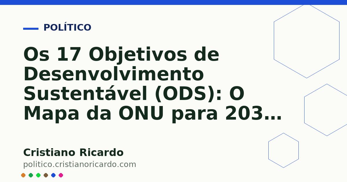 Card OG automático: Os 17 Objetivos de Desenvolvimento Sustentável (ODS): O Mapa da ONU para 2030 (Edição 2011)