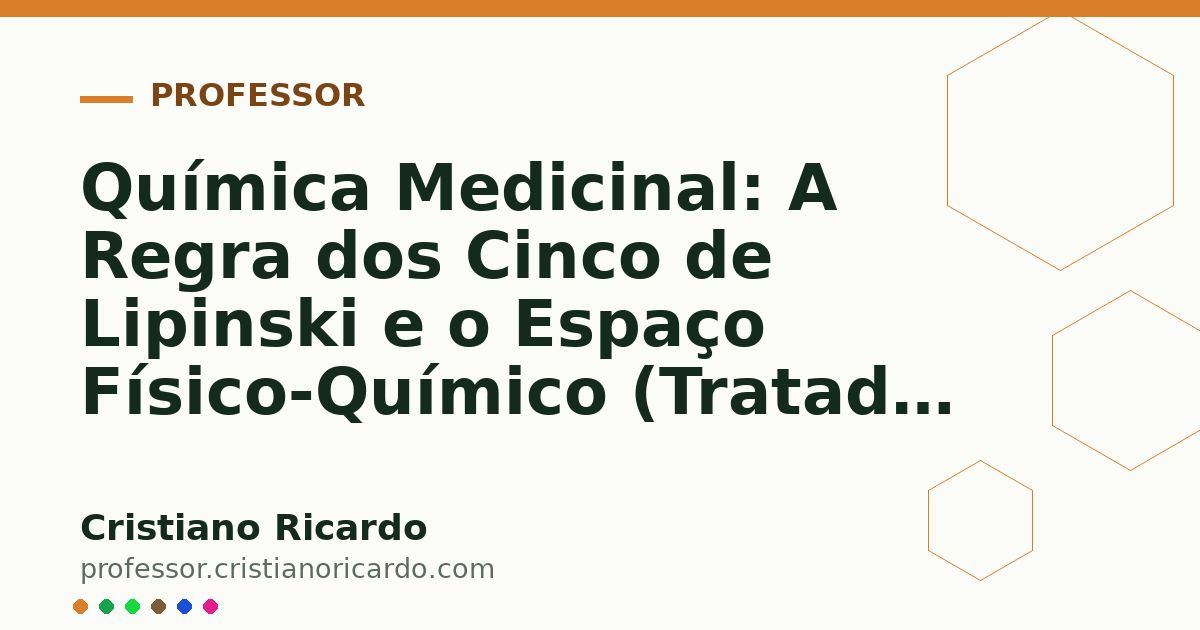 Card OG automático: Química Medicinal: A Regra dos Cinco de Lipinski e o Espaço Físico-Químico (Tratado de Química Farmacêutica 2012)