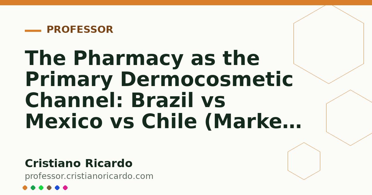 Card OG automático: The Pharmacy as the Primary Dermocosmetic Channel: Brazil vs Mexico vs Chile (Market & Science Review 2018)