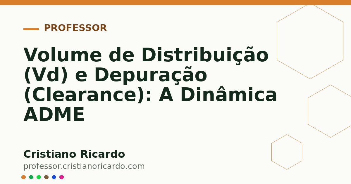 Card OG automático: Volume de Distribuição (Vd) e Depuração (Clearance): A Dinâmica ADME