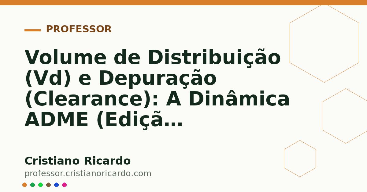 Card OG automático: Volume de Distribuição (Vd) e Depuração (Clearance): A Dinâmica ADME (Edição Farmacêutica 2014)